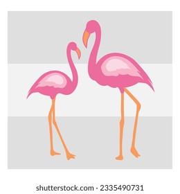Flamingo, SVG Bundle,  Bird Svg,  Pink Flamingo,  Circut Cut Files Silhouette,  Animals Svg, Summer Svg, Silhouette, Flamingo Clipart, Vcetor, Outline, Eps, Cut file svg