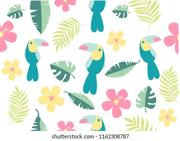 Flamingo Toucan Summer  