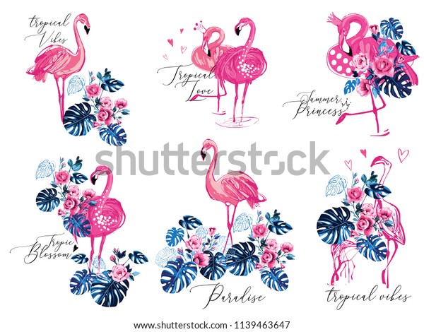 flamingo t shirt design