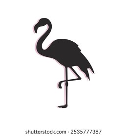 Flamingo Vector Icon Birds Art.