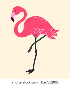 flamingo vector icon eps 10