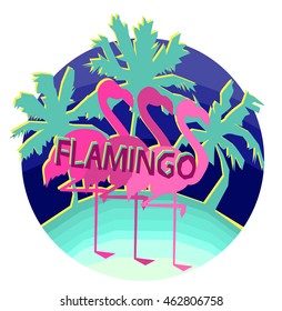 flamingo vector illustration