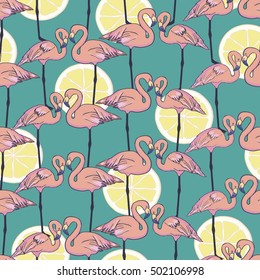 Flamingo - vector, illustration