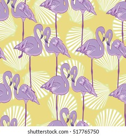 Flamingo - vector, illustration