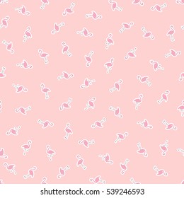 Flamingo. Vector Pattern