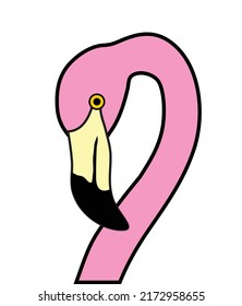 Flamingos image of head and neck