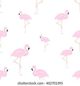 flamingos seamless background