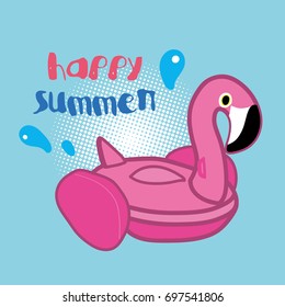 flamingo,swim ring