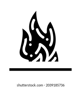 Flammable Container Glyph Icon Vector. Flammable Container Sign. Isolated Contour Symbol Black Illustration