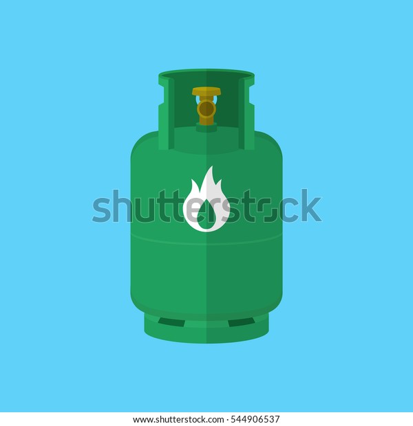 Flammable Gas Tank Icon Stock Vector (Royalty Free) 544906537