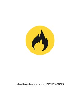 flammable icon on a white background