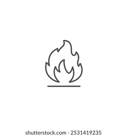 Flammendes Symbol, Vektorgrafik