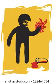 flammable liquid sign