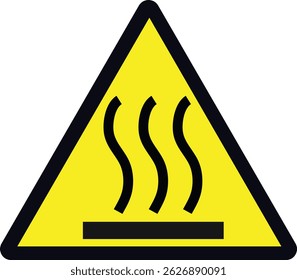 Flammable Material Warning Sign - Fire Hazard Safety Symbol