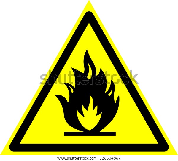 Flammable Substances Stock Vector (Royalty Free) 326504867 | Shutterstock