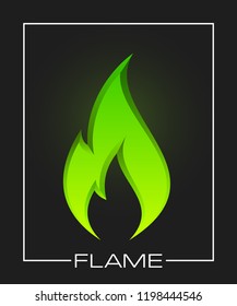 Flammable symbol. Icon with picture flame of fire. Highly flammable things. Fire sign. Explosive object simple logo. Color flame pictogram. Supports combustion icon