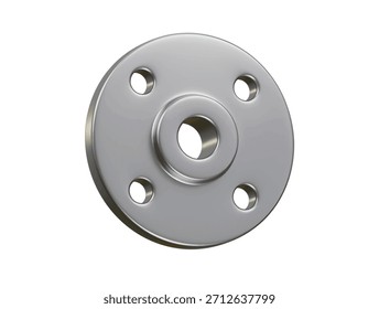  Flanschsymbol 3D-Illustration rendern
