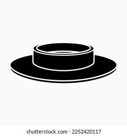 Flange Icon. Flens Symbol. Connector Element. Plumbing Equipment.
