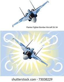 avión de combate flanker