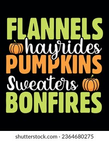 Flannels hayrides pumpkin sweaters bonfire