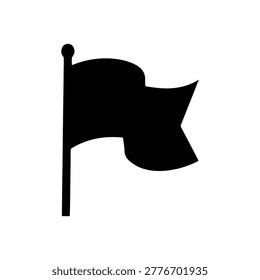 Flap silhouette vector flat design on white background.

