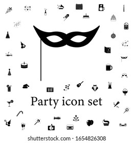flapper icon. party icons universal set for web and mobile