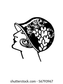 Flapper - Twenties Gal - Retro Clip Art