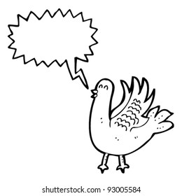 flapping bird cartoon
