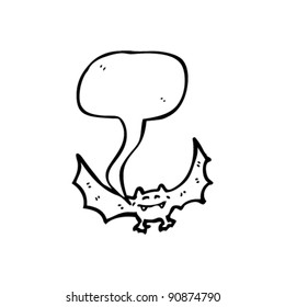 flapping halloween bat cartoon