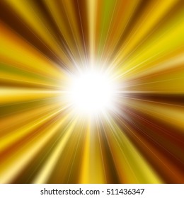 Flare bright shiny star with lined background