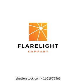 flare light logo vector icon illustration download