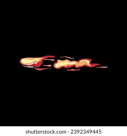 flare magic energy cartoon. light abstract, burst particle, explosion technology flare magic energy sign. isolated symbol vector illustration
