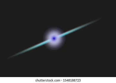 
flare on a black background