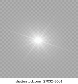 flare spotlight stage and glow magic vector with spark light