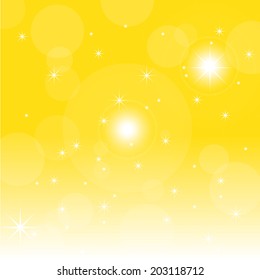 flare vector with stars like in summer