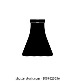 flared skirt icon. Element of theter for mobile concept and web apps. Detailed flared skirt icon can be used for web and mobile. Premium icon