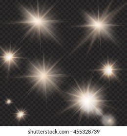 flares  beams under clipping mask