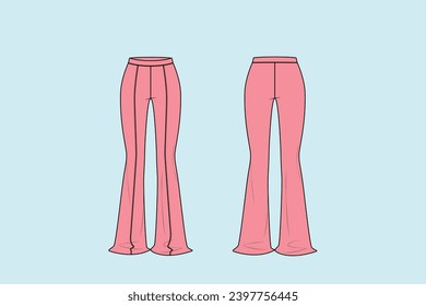 Bell Bottoms Vector Art & Graphics