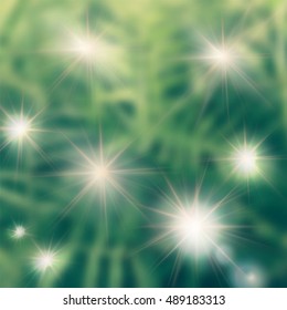 flares, rays, beams, sun burst, vector light effects under clipping mask
