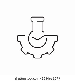 flas settings icon sign vector
