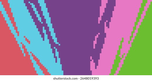 Flash background with 5 color