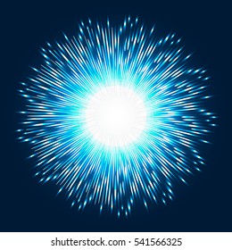 Flash blue star