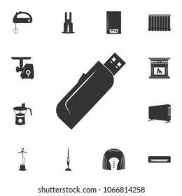 flash card icon. Detailed set of household items icons. Premium quality graphic design. One of the collection icons for websites, web design, mobile app on white background