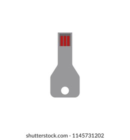 flash card icon. Element of cyber security icon for mobile concept and web apps. Colored flash card icon can be used for web and mobile