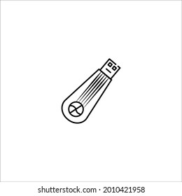 flash card icon on white background