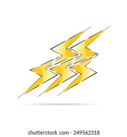 flash color vector illustration