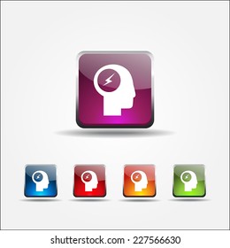 Flash Colorful Vector Icon Design