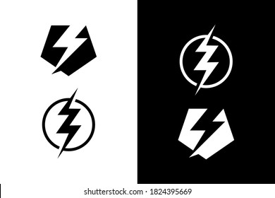 Flash concept. Very suitable in various business purposes, also for icon, symbol, logo and many more.