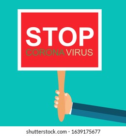 Flash Coronavirus Stamp MERS-Cov. 2019-nСoV is a concept of a pandemic medical health risk with dangerous cells in the Middle East respiratory syndrome. Vector Illustration. EPS10