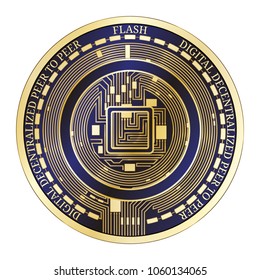 Flash (FLASH) cryptocurrency coin. 